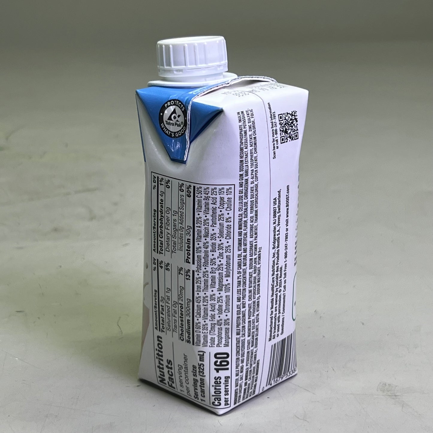 BOOST (12 Count) Plus Nutritional Drink, Very Vanilla 11 fl oz BB 01/26