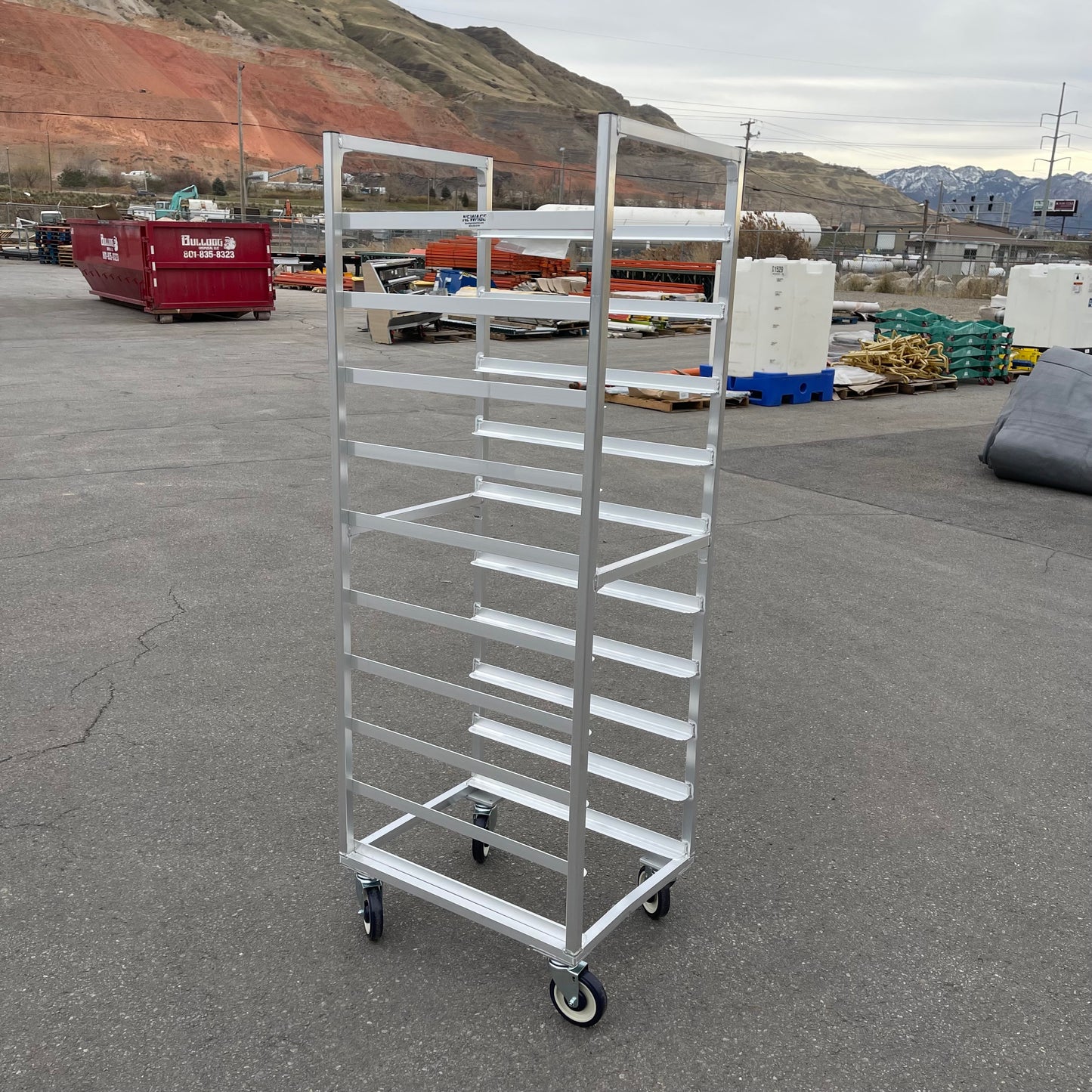 ZA@ NEW AGE Bun Pan Rack ALUMINUM 250212 (AS-IS)(B)