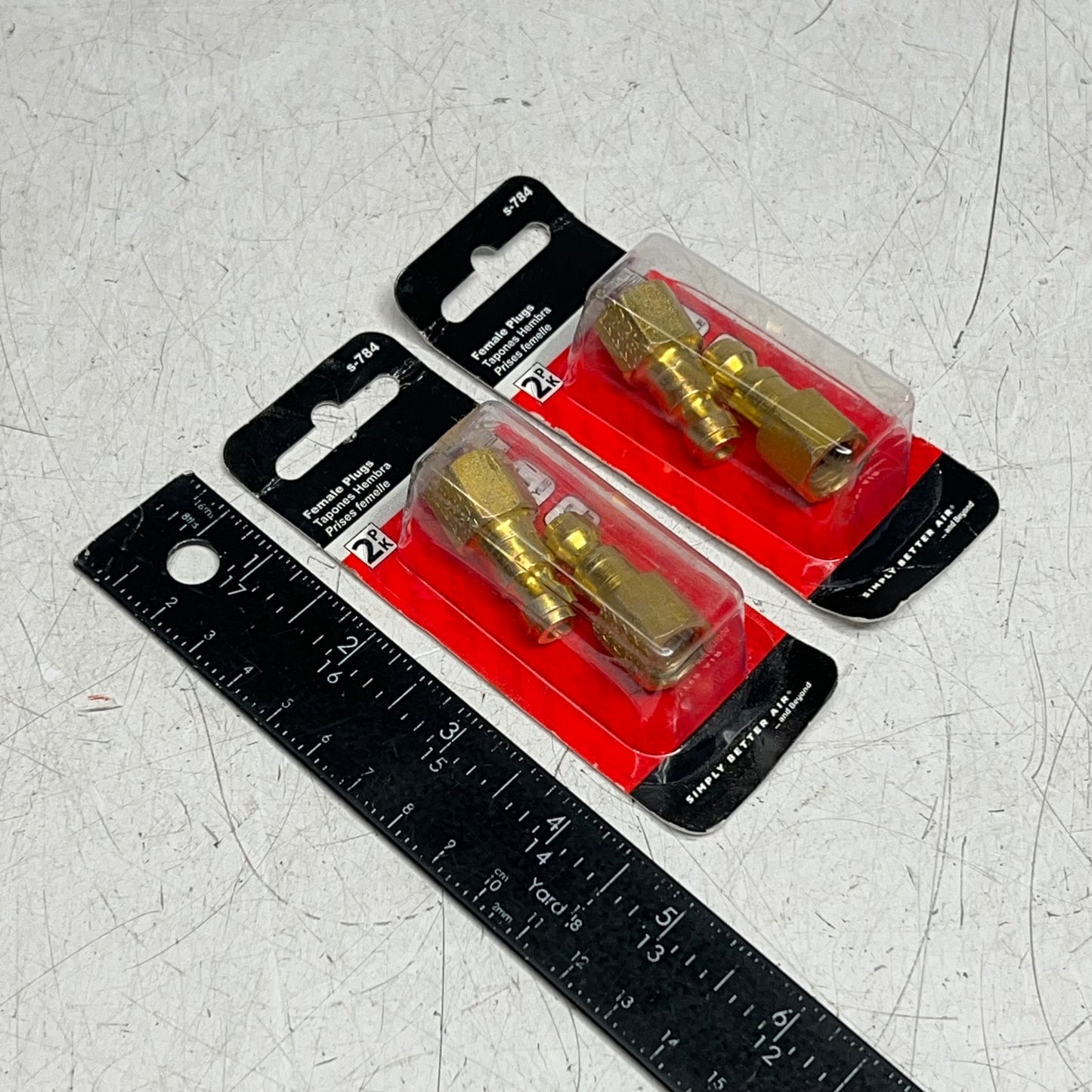 ZA@ LISLE (2 PACK, 2 EACH) T-style Plugs  Female 1/4" FNPT Hardened Steel