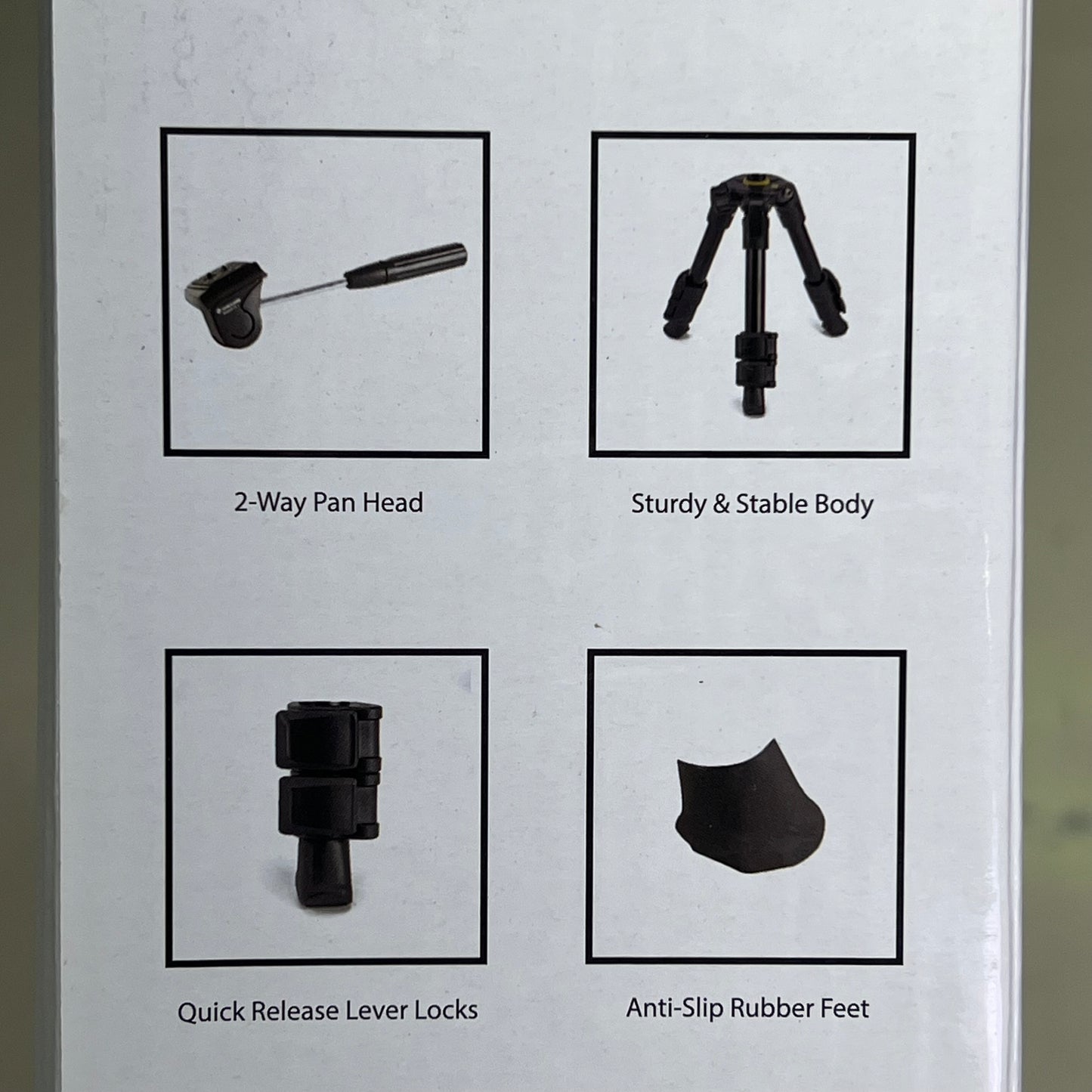 VANGUARD Compact Table Top Tripod W/ 2-Way Pan Head & Anti-slip Feet ESPOD CX 1