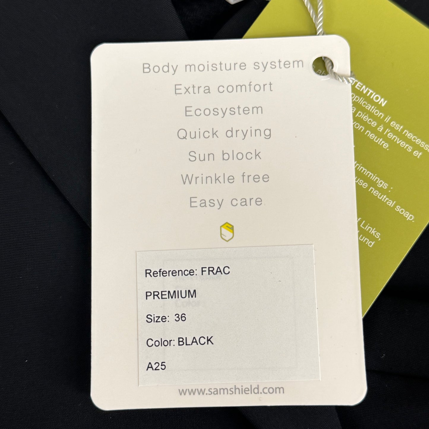 SAMSHIELD Frac Equestrian Jacket w/ Tail Coat Women's Sz US 6, UK, 8, FR 36 Black