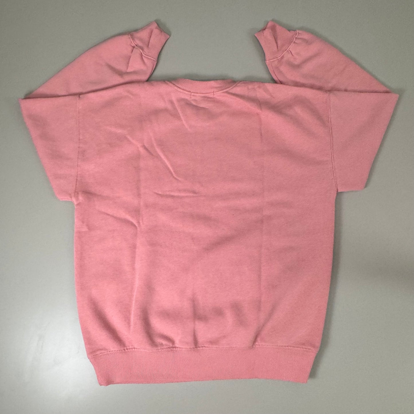 STATE OF MINE Sewn on New Mexico Crewneck Hoodie Blush Pink Women's Sz S 15711