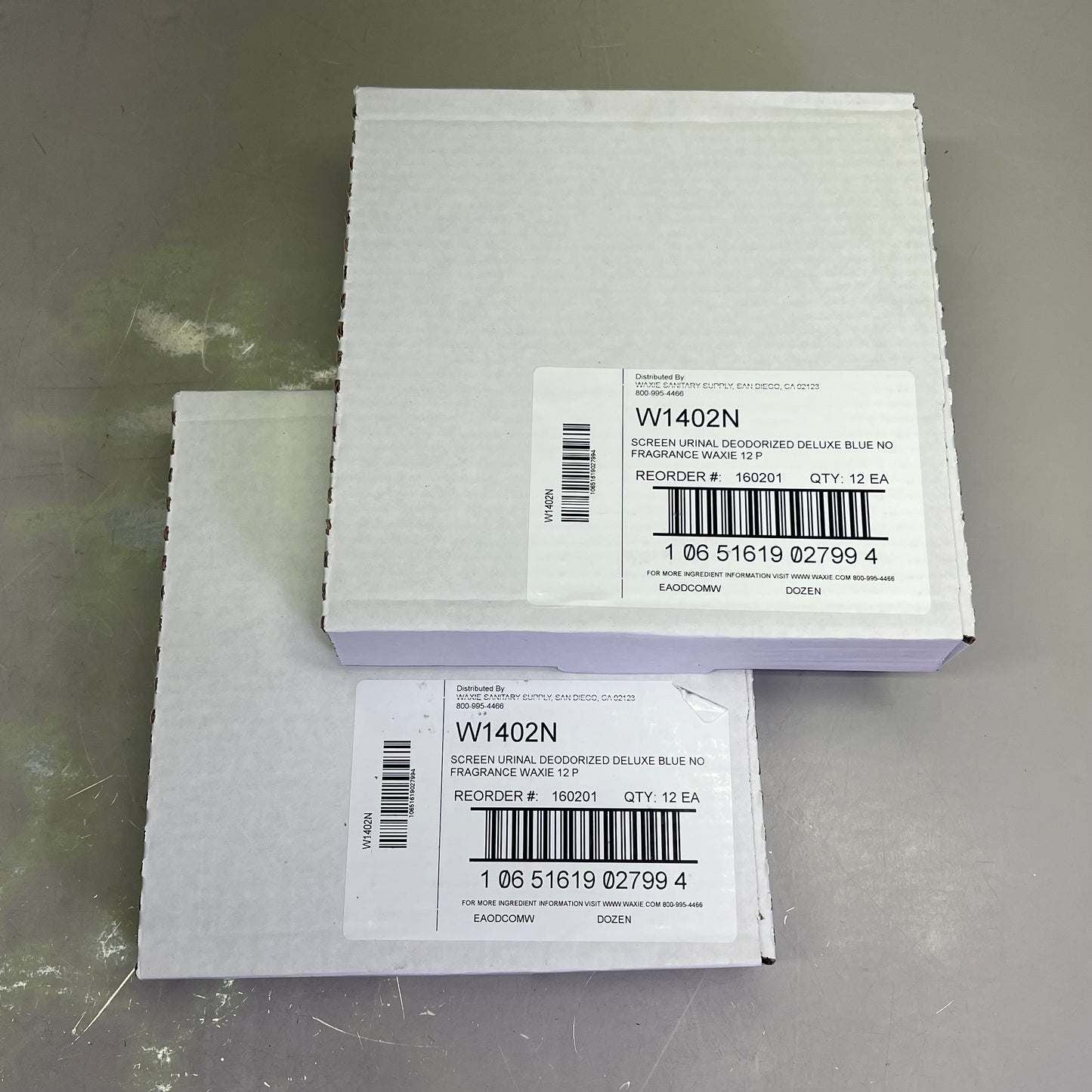 WAXIE (24 PACK) Urinal Screen Flexible Vinyl Unscented One Size Blue W1402N