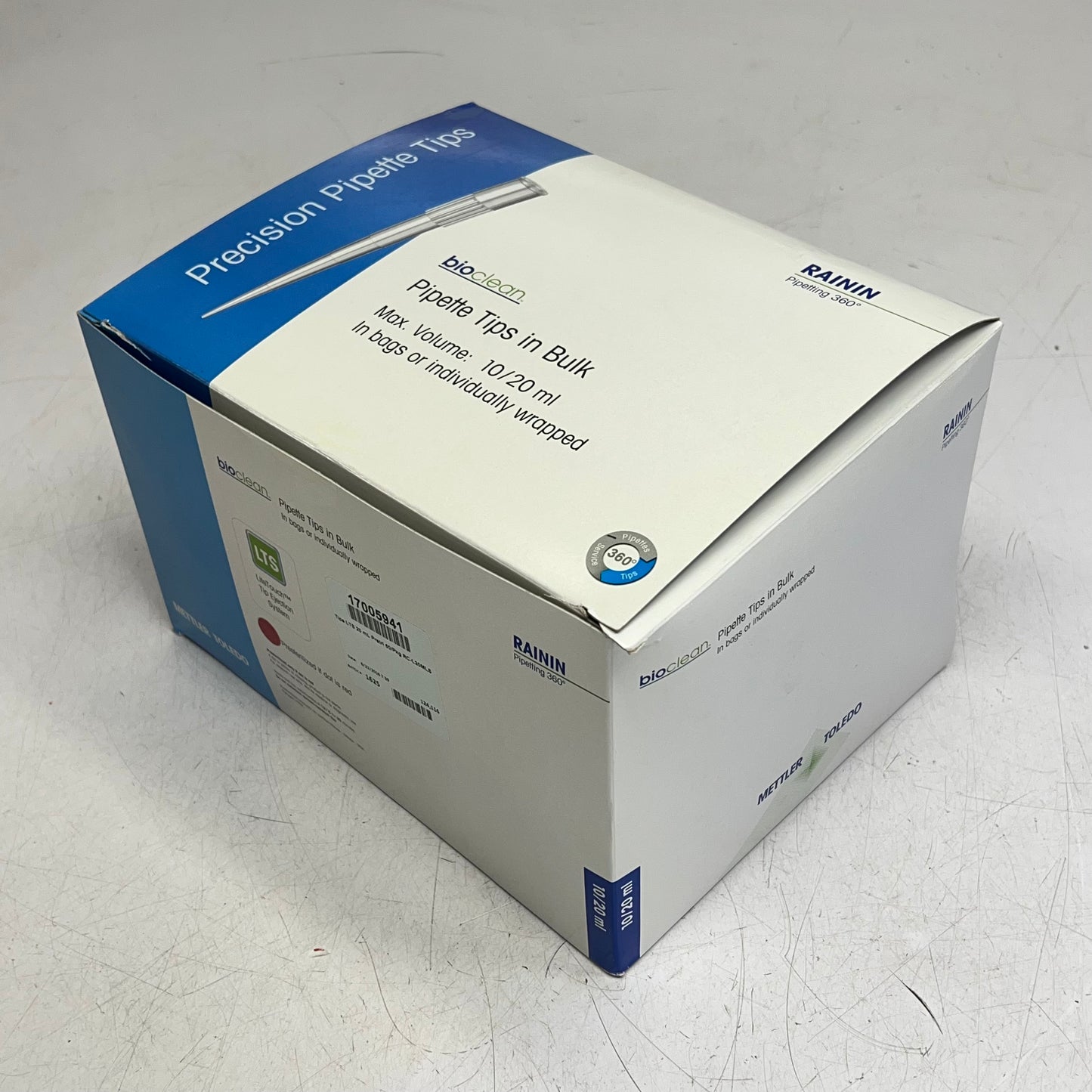 RAINN (50 PACK) Individually Packaged Pipette Tips Rc Lts 20mL Max Vol 17005941