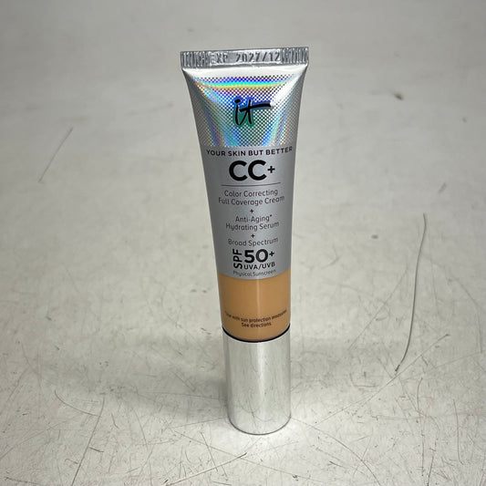IT COSMETICS Cc+ Full-coverage Foundation w/ Spf 50+ 1.08oz Medium Tan BB 12/27