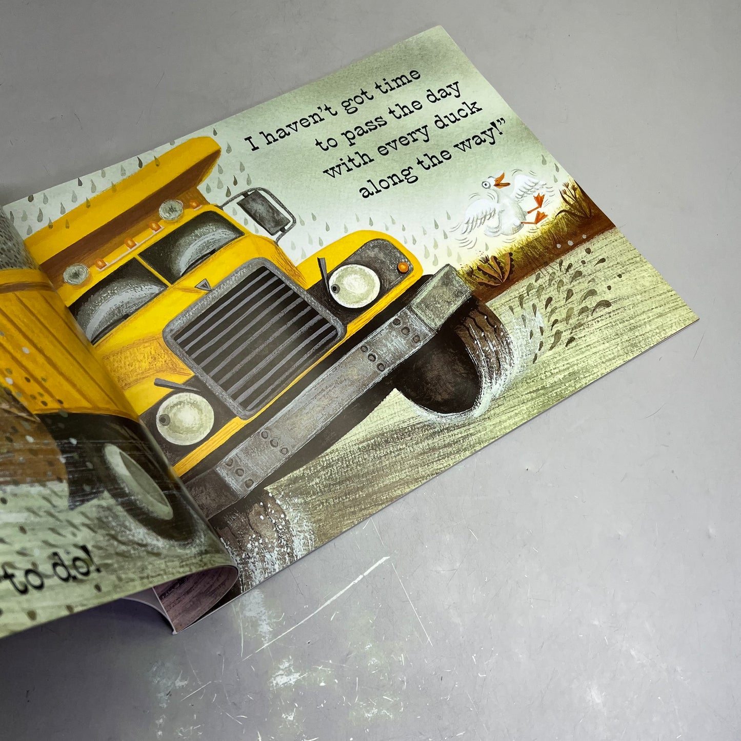 LITTLE BLUE TRUCK Paperback Children's Big Book By Alice Schertle 18"x14"