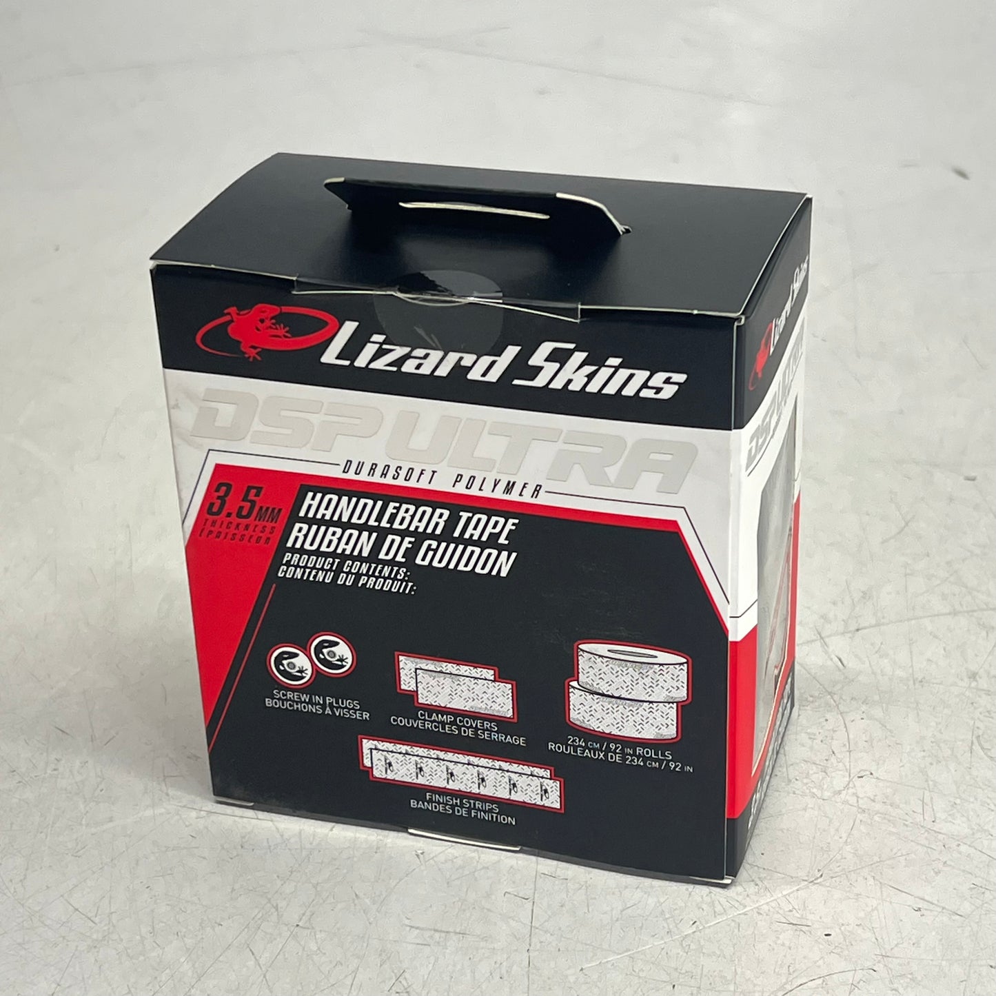 LIZARD SKINS Dsp Ultra Durasoft Polymer Handle Bar Tape  3.5mm Black DSPUCY310
