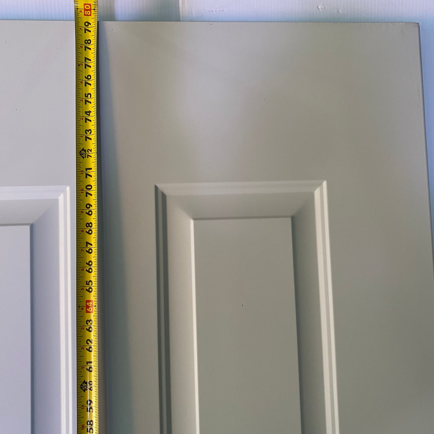 Panel Solid Wood Primed Slab Door 80"H x 36"W White TS30210U1-000129