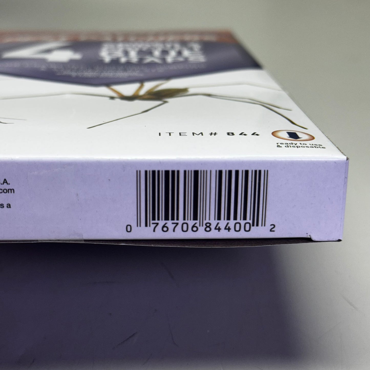 JT EATON (2 PACK of 4) Stick-Em Large Spider And Cricket Glue Trap Yellow PM844