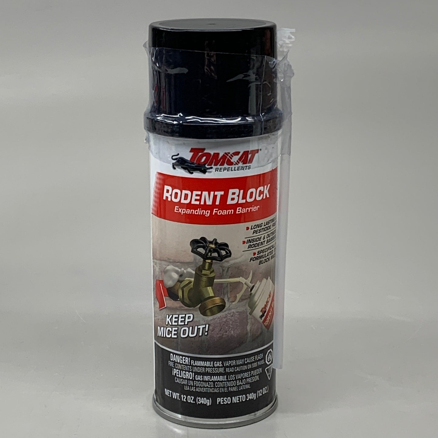 TOMCAT (3 PACK) Repellents Rodent Block Expanding Foam Barrier 12 oz 4418510