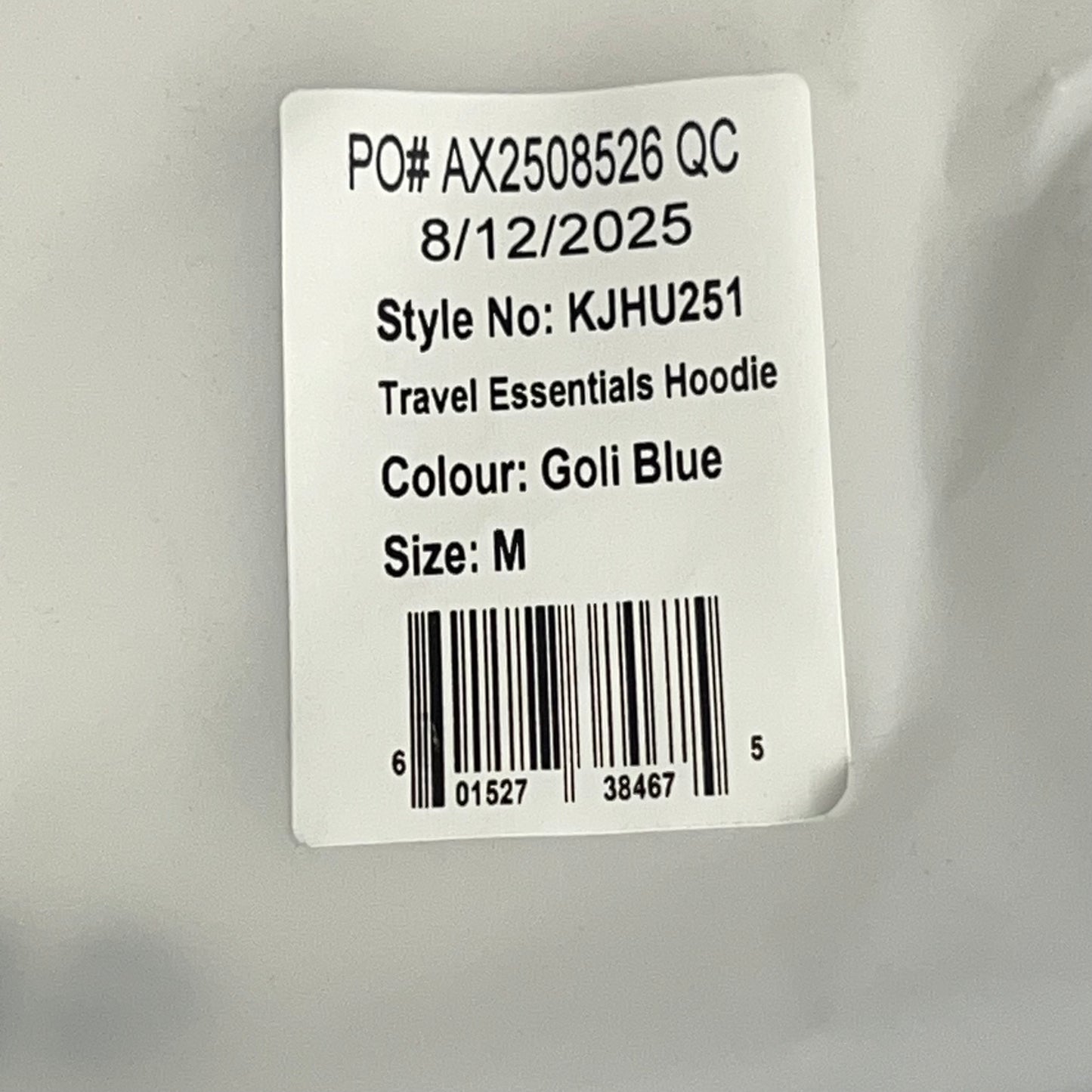 COMFRT X GOLI NUTRITION Travel Essentials Hoodie Women's Sz M Goli Blue KJHU251