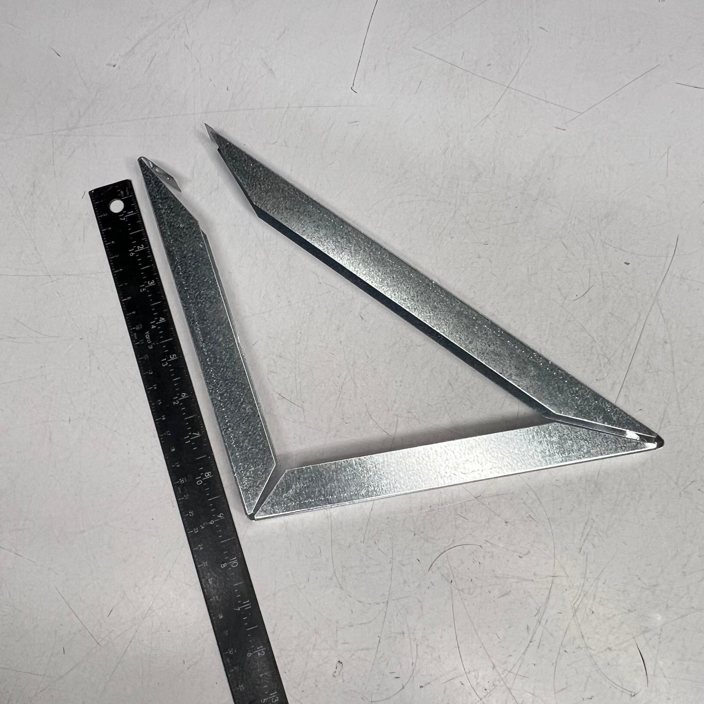 CLEARWATER SHOWER BATH Floating Shower Corner Shelve 15" White STLCSB15