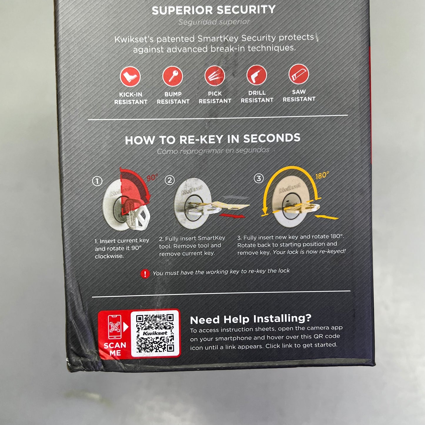 KWIKSET Signature Series Pismo Entry Door Knob 2-1/4" Matte Black 97402-849