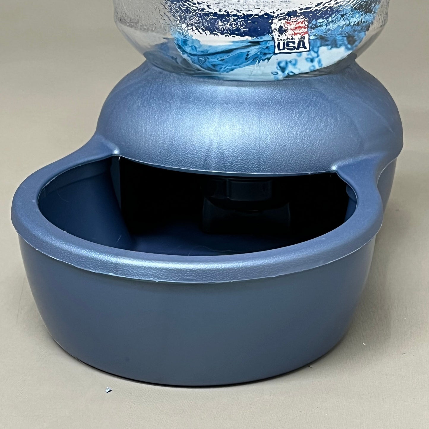 ZA@ PETMATE Pearl Replenish Waterer w/ Microban Small Breeds 1Gal Peacock Blue 24496 A