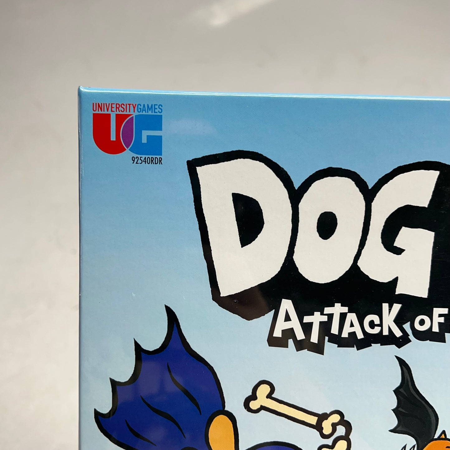 ZA@ UNIVERSITY GAMES Dog Man: Attack of the Fleas Board Game Ages 6 & UP 2-6 Players