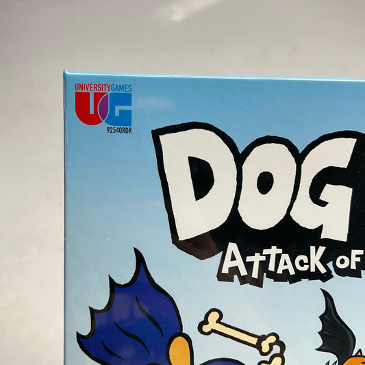 ZA@ UNIVERSITY GAMES Dog Man: Attack of the Fleas Board Game Ages 6 & UP 2-6 Players