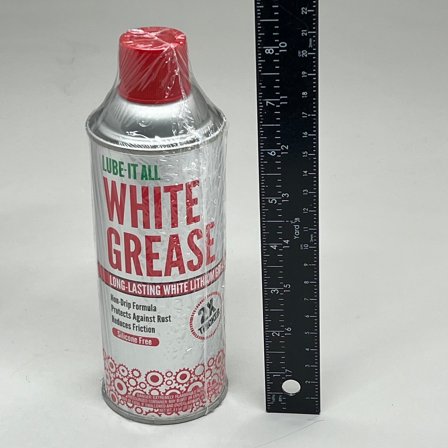 LUBE-IT ALL (2 PACK) Long Lasting Premium White Lithium Grease 11oz WG16