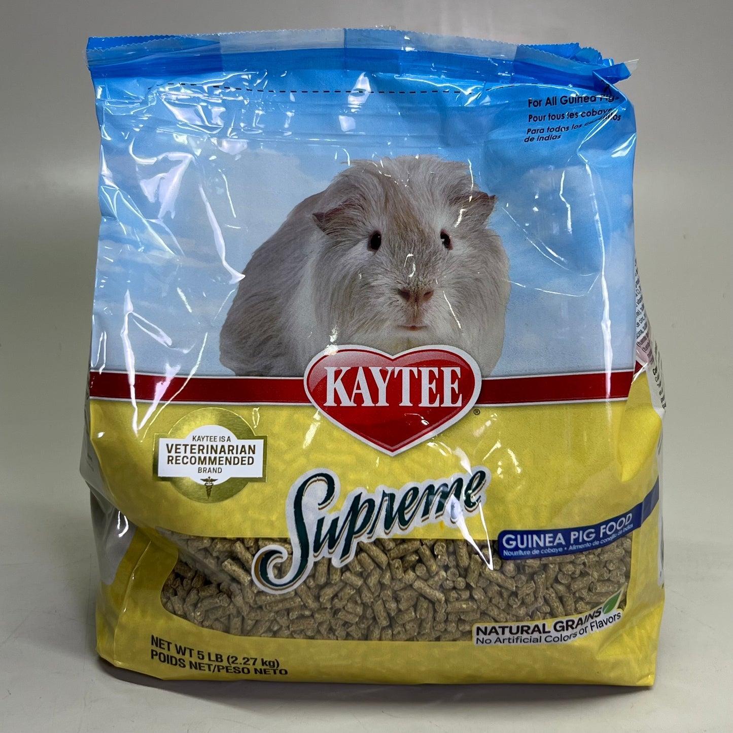KAYTEE (2 PACK) Supreme Guinea Pig Food 5Lbs BB 01/01/2026