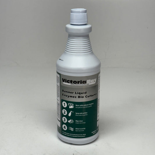 VICTORIA BAY (12 PACK) Heavy-Duty Banner Liquid Enzymes Bio Cultures 32 fl oz. D00017