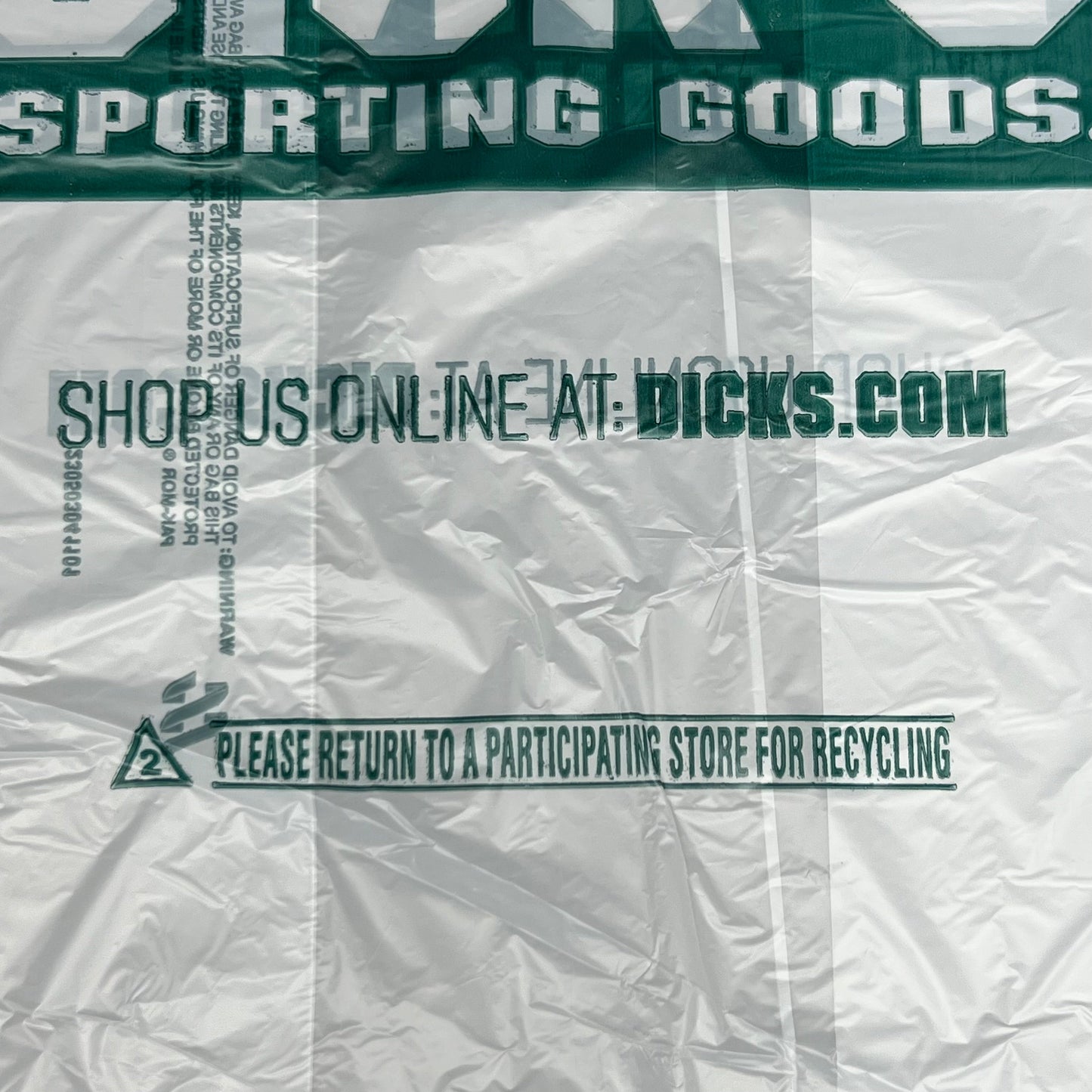 ZA@ DICK’S SPORTING GOODS 1000 Medium Plast-T-Stack Bags 12x8x25 A