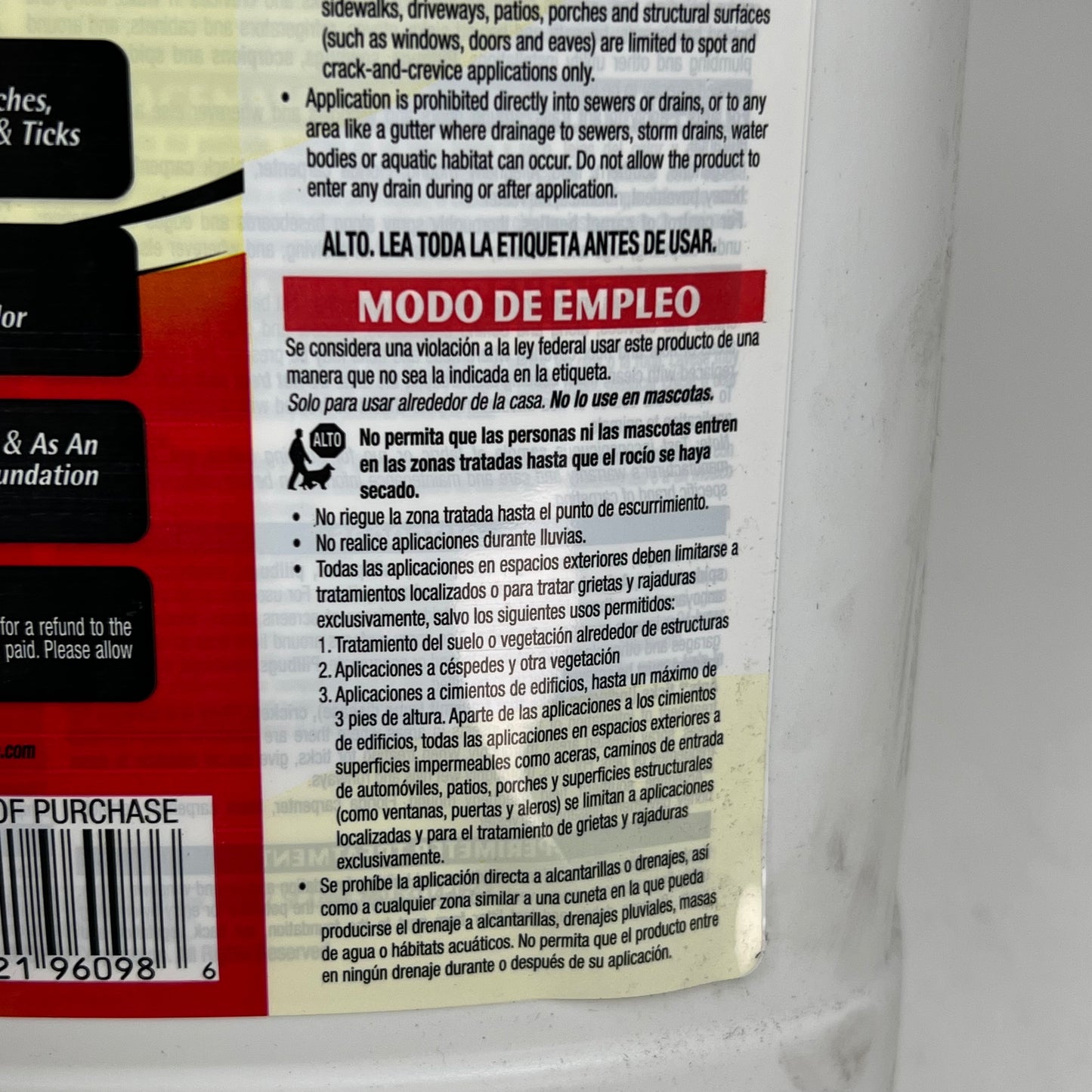 ZA@ SPECTRACIDE (2 PACK) Bug Stop Home Barrier Indoor & Outdoor  1 Gal HG-96098-1