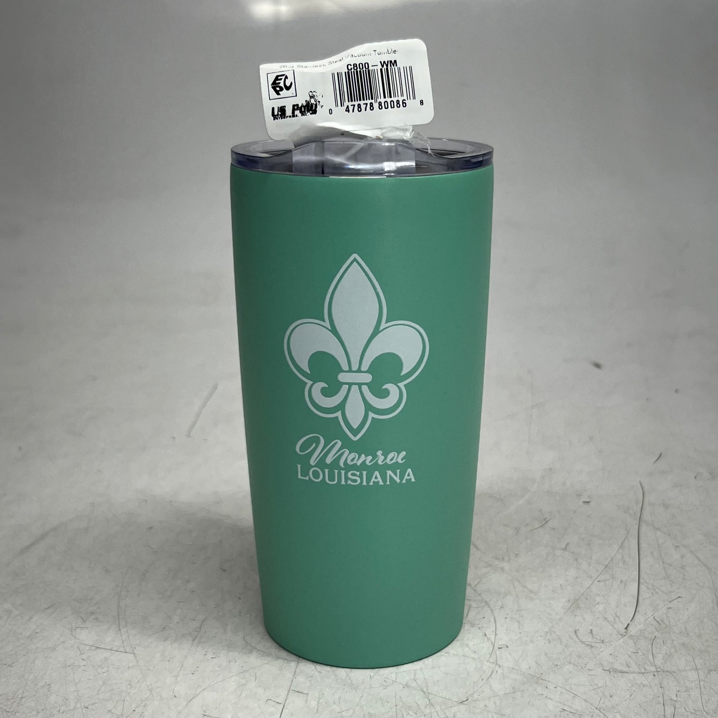 US PALY 20 Oz Stainless Steel Tumbler with Design, Mint C800-WM