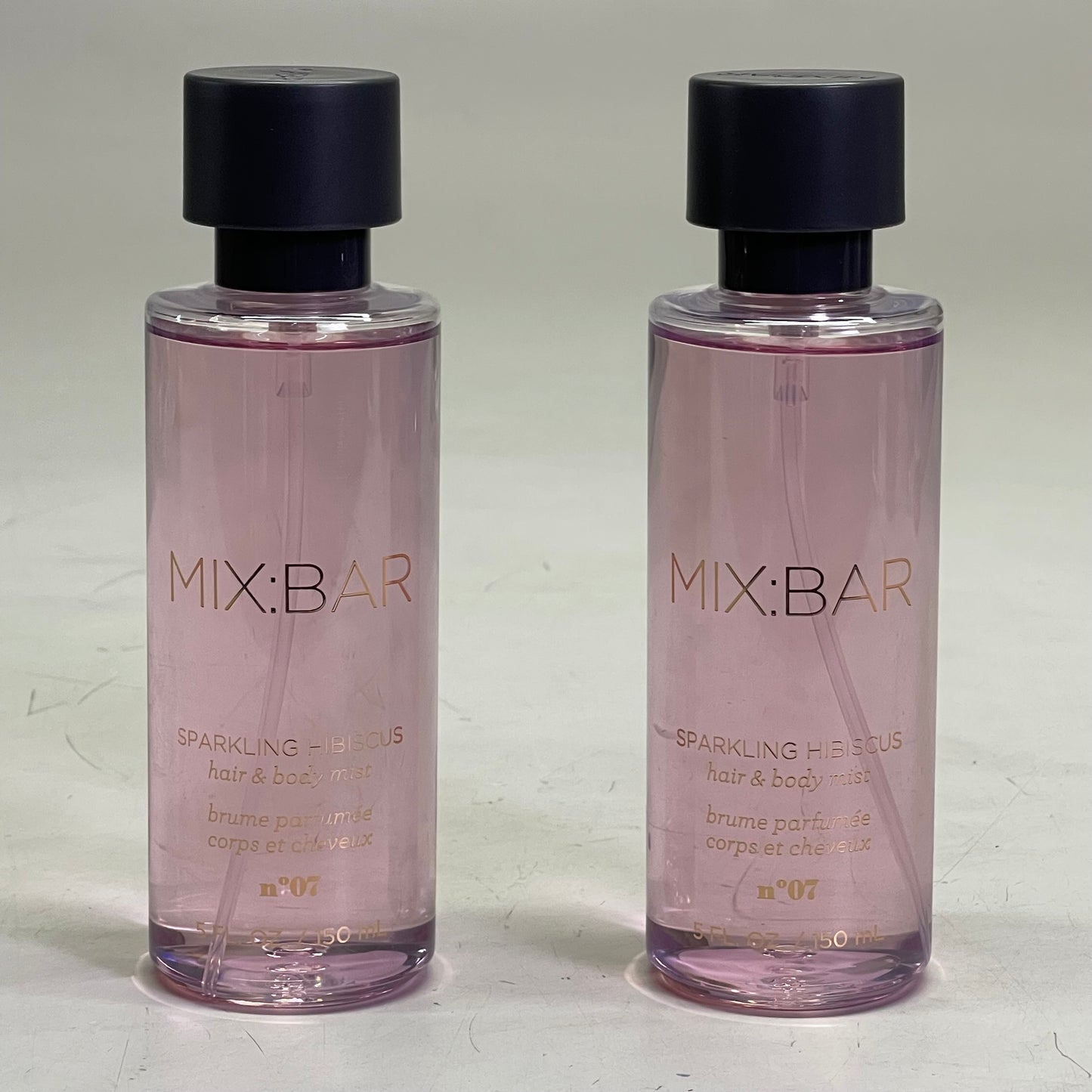 MIX:BAR (2 PACK) Hair & Body Mist Sparkling Hibiscus 5 fl oz each Clear 052-05-4019