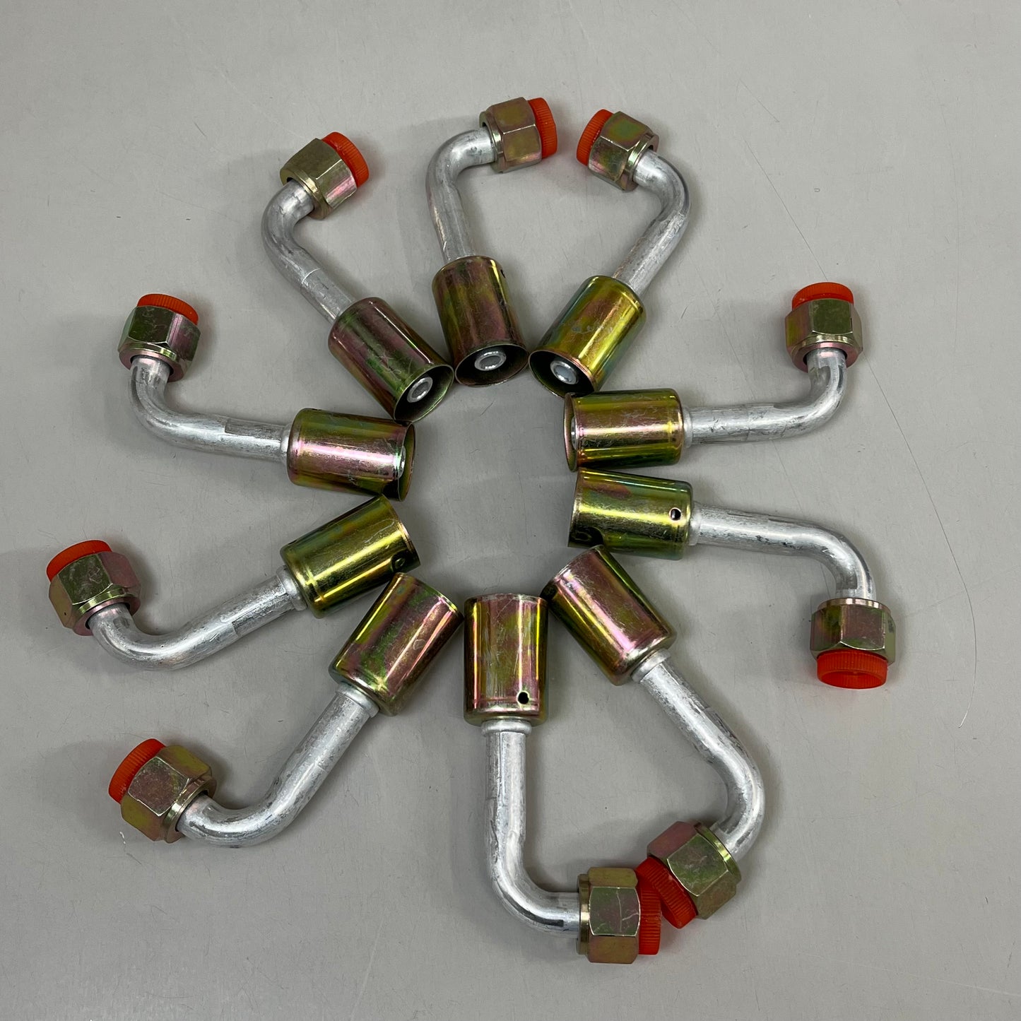 GLOBAL AIR (10 PACK!) Air Conditioning Wisepick 4" x 1" Silver FT-1110