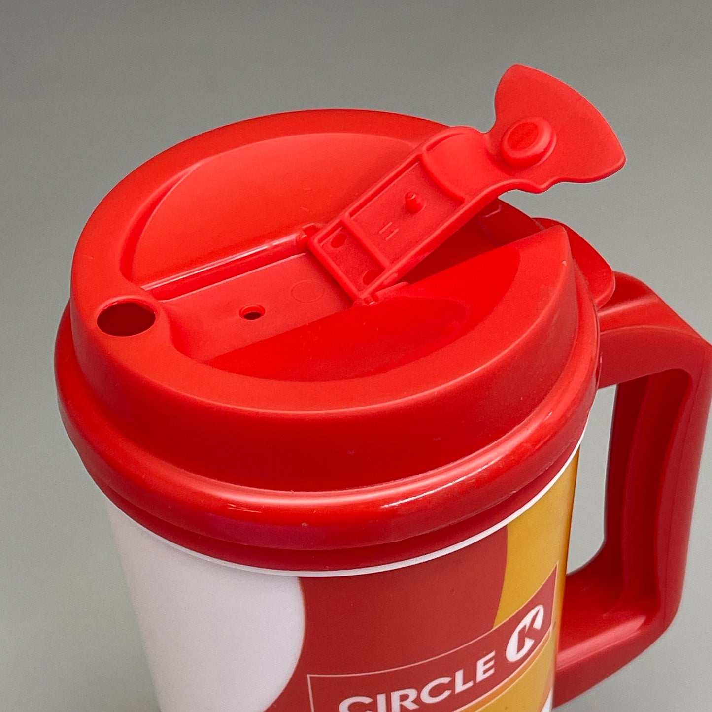 CIRCLE K (2 PACK) Soft Drink Cup Gas Station Mug 24 oz Red