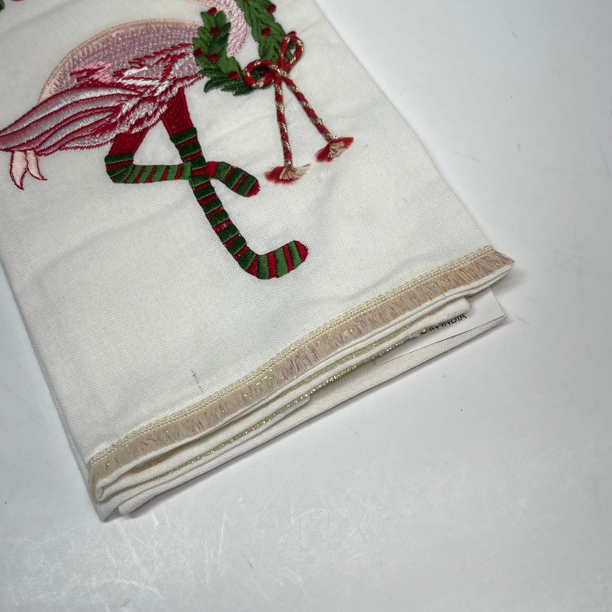 OAKSTREET (2 PACK) Holiday Flamingo Dish Towel Decoration  25"x18" OSW237169