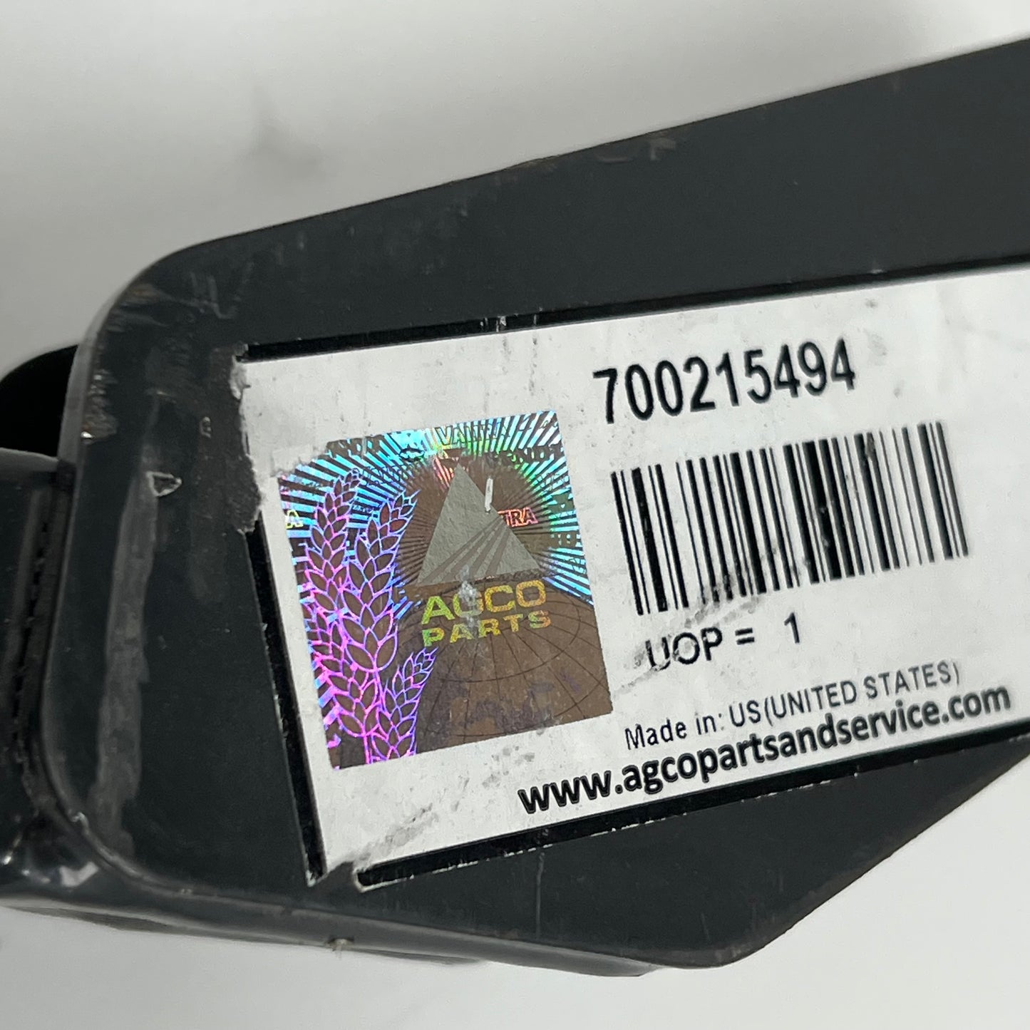AGCO BRAND Oem Protection Mechanism Bracket for Fendt Vehicles  Gray 700215494