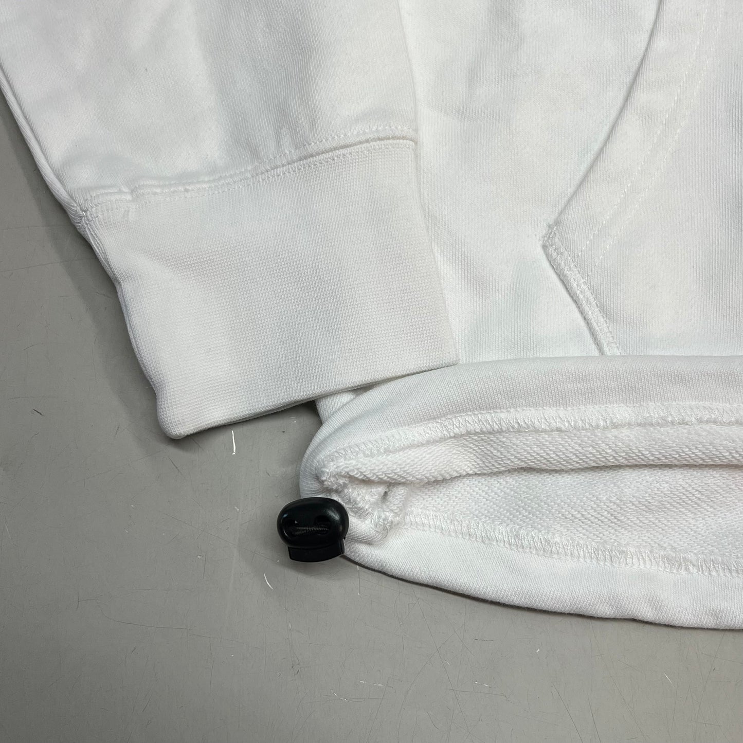 MONSTERCAT Records Adjustable Waist Sweatshirt Korean Fighter Men's Sz M White