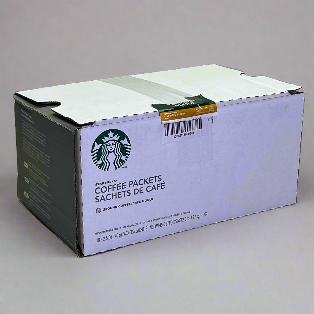 ZA@ STARBUCKS (18 PACK) Veranda Blend Ground Coffee, Blonde Roas 2.5 oz Green 11137306 BB 12/25 F