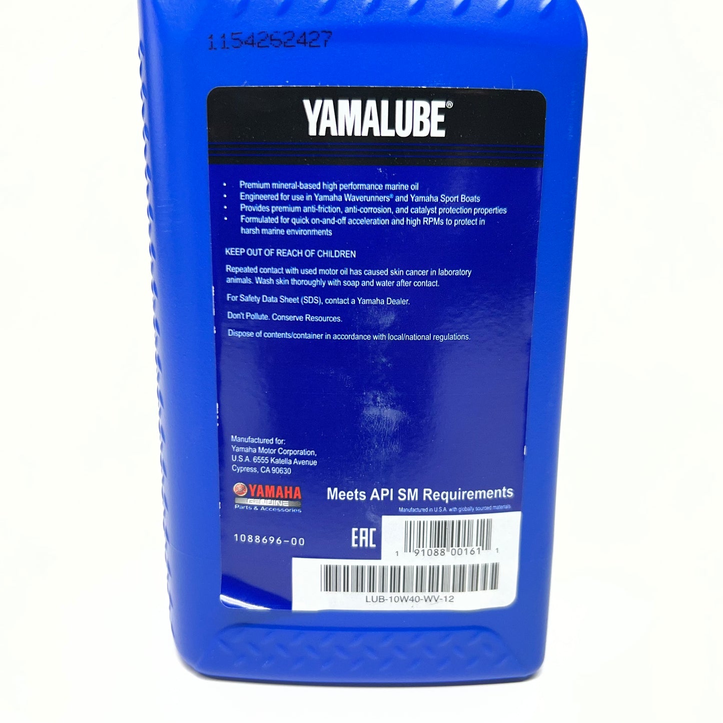 YAMALUBE (12 PACK) SAE 10W-40 4W Engine Oil 1 qt.