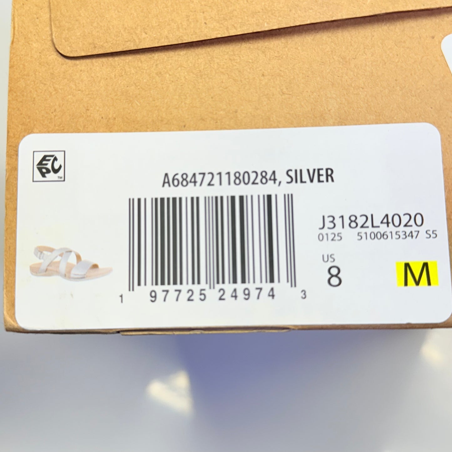 VIONIC Slingback Sandals Raya Adjustable Leather Sz 8M Silver New