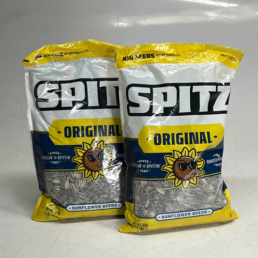 SPITZ (2 PACK) Sunflower Seeds Original Flavor 16 oz. BB 12/26