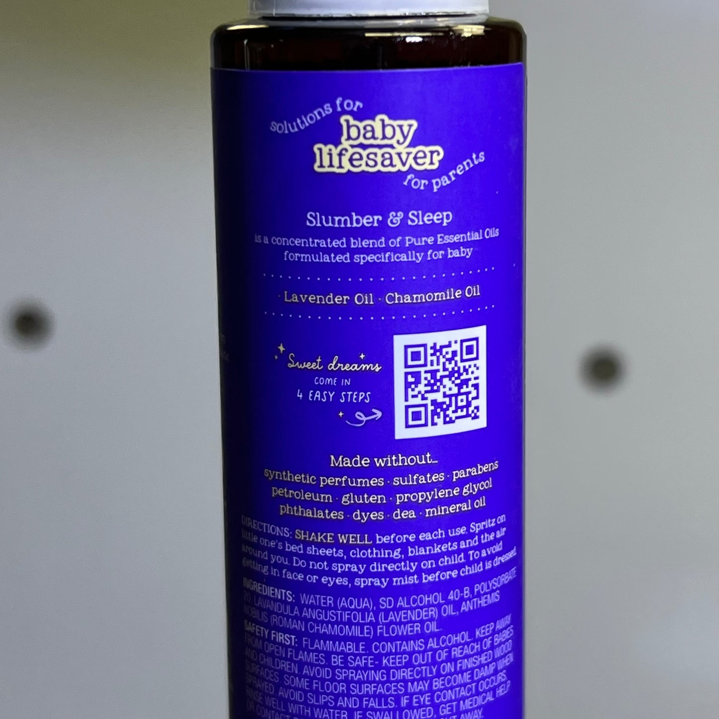 OLOGIC SLUMBER & SLEEP (2 PACK) Spray for Babies & Toddlers - Aromatherapy Linen Spray with 100% Pure Essential Oils Sleep 4 oz