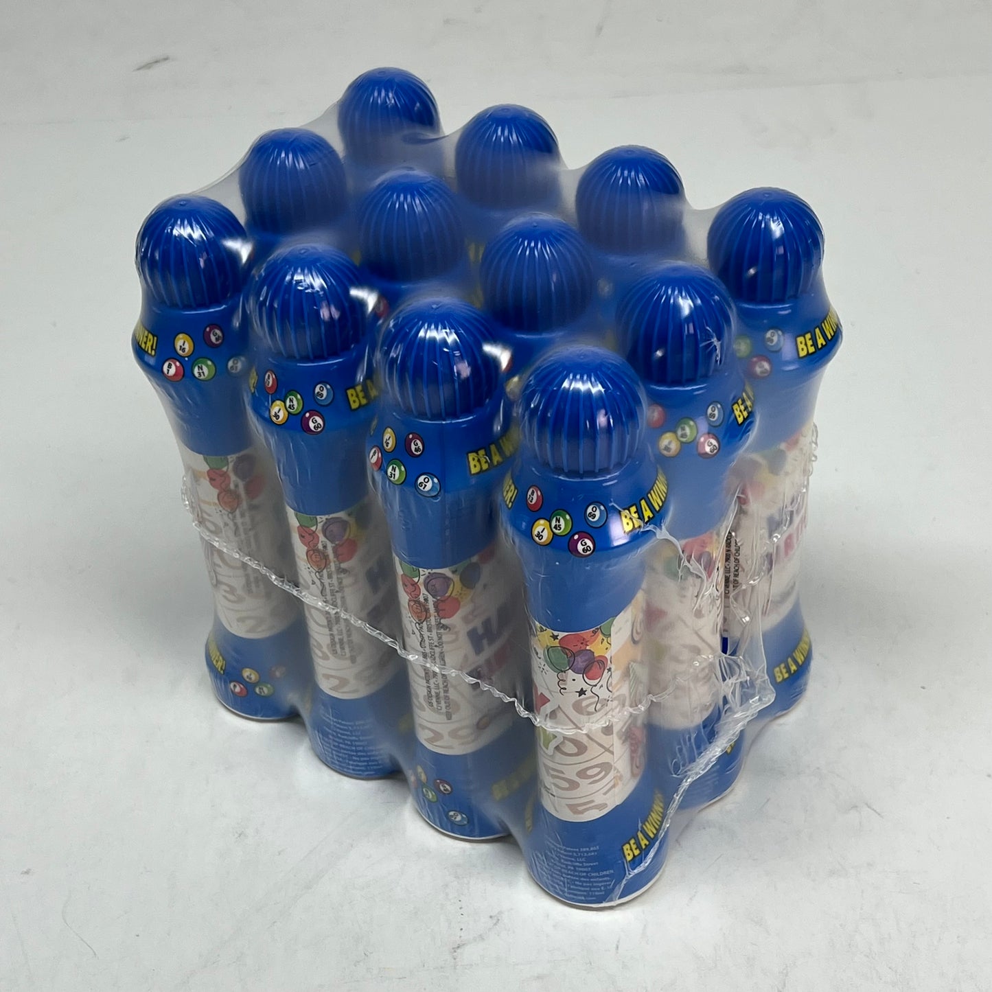 DAB O INK (12 PACK) Onedia Casino Happy Birthday Bingo Marker 4oz Blue D25