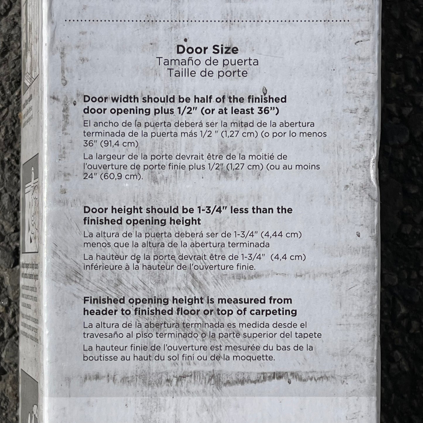 NATIONAL HARDWARE By-Pass Sliding Door Frame Hardware Set 72" N343-087 (AS-IS)