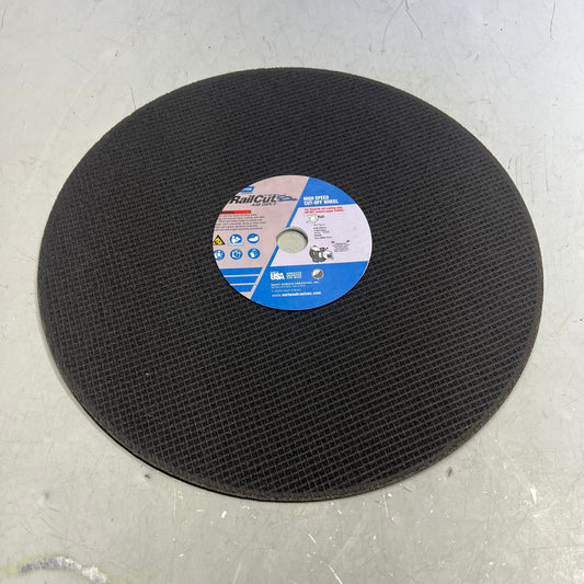 NORTON (2 PACK) RailCut X Coarse Grit Cut-Off Wheel 16" X 1/8" X 1" 66253335024