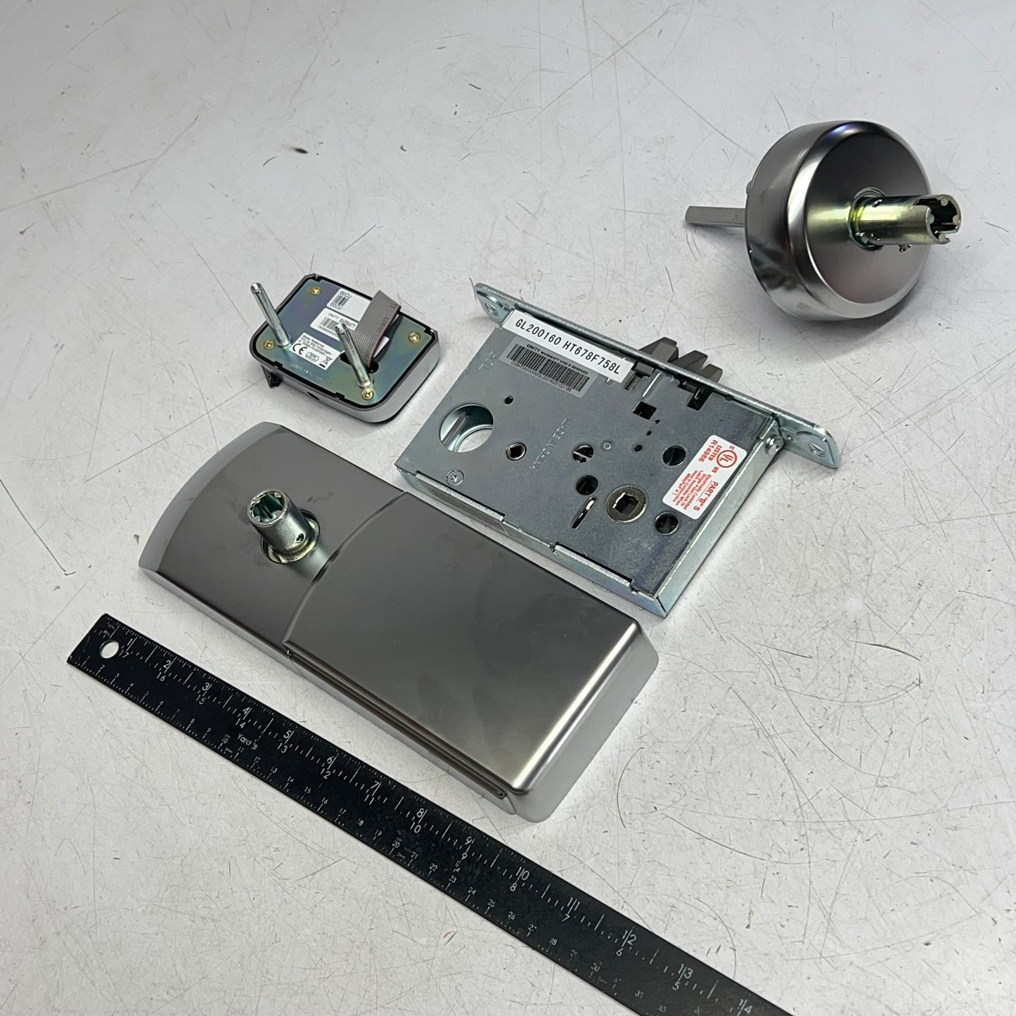 ONITY Bluetooth Mobile Access Advance Trillium Lockset 2 Pc Design Chrome 90235