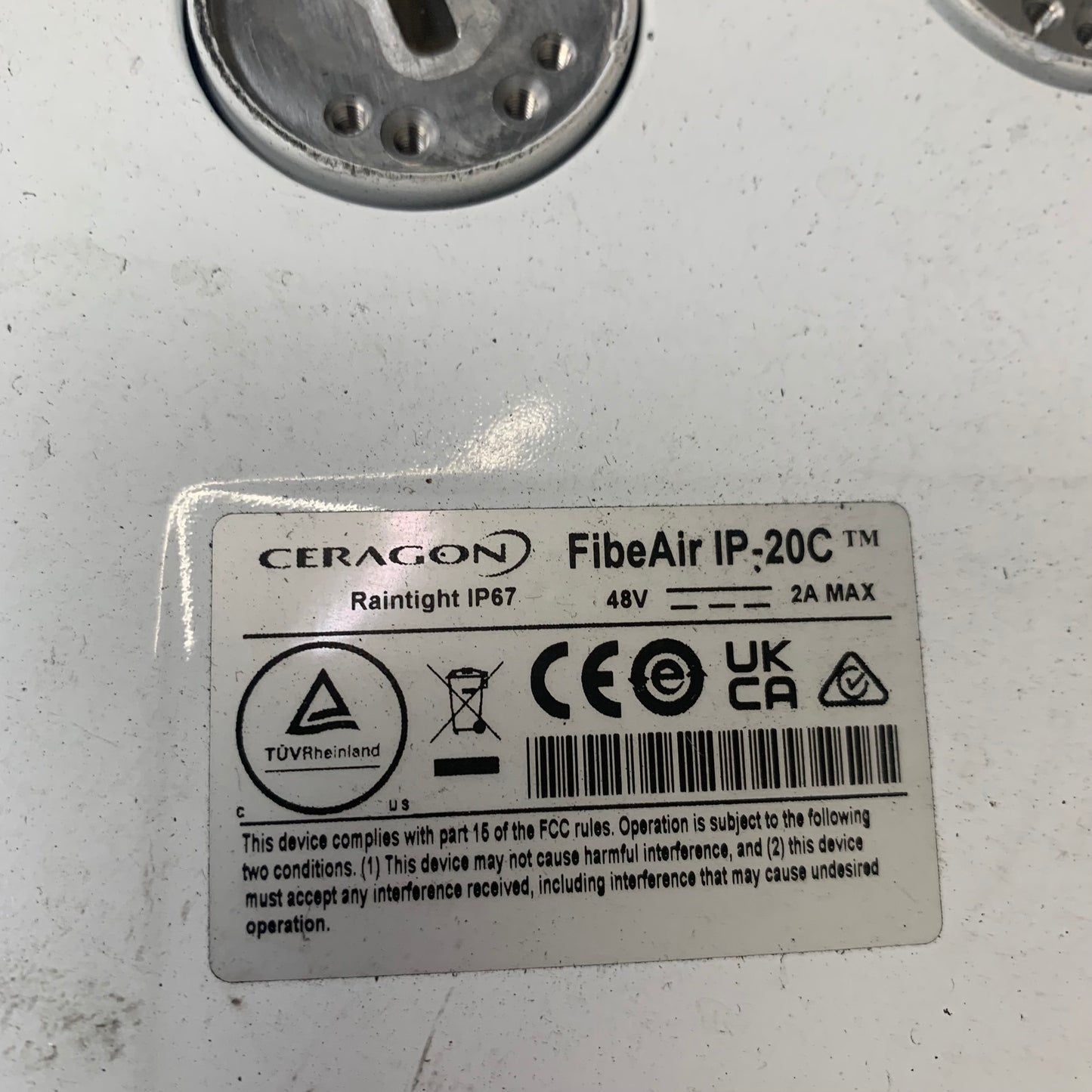 CERAGON All Outdoor, FibeAir IP Multicore Node  9"x8" White IP20C-F-18-L-ESX