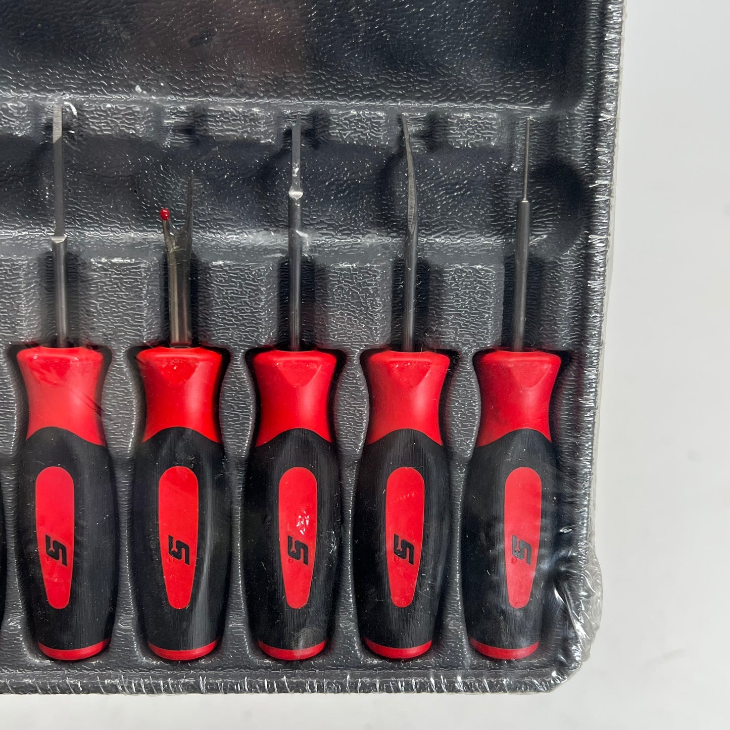 SNAP ON Soft Grip & Steel Terminal Tool Set 6 Piece Black/Red SGTT106B