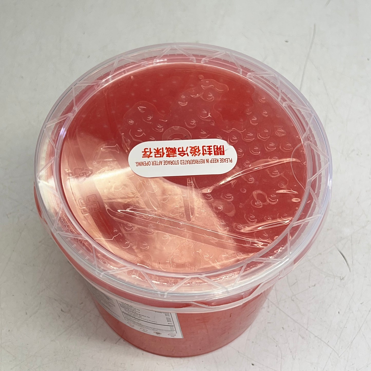 ZA@ FANALE (7 POUNDS) Popping Boba Pearls Strawberry Flavor Red BB 01/27