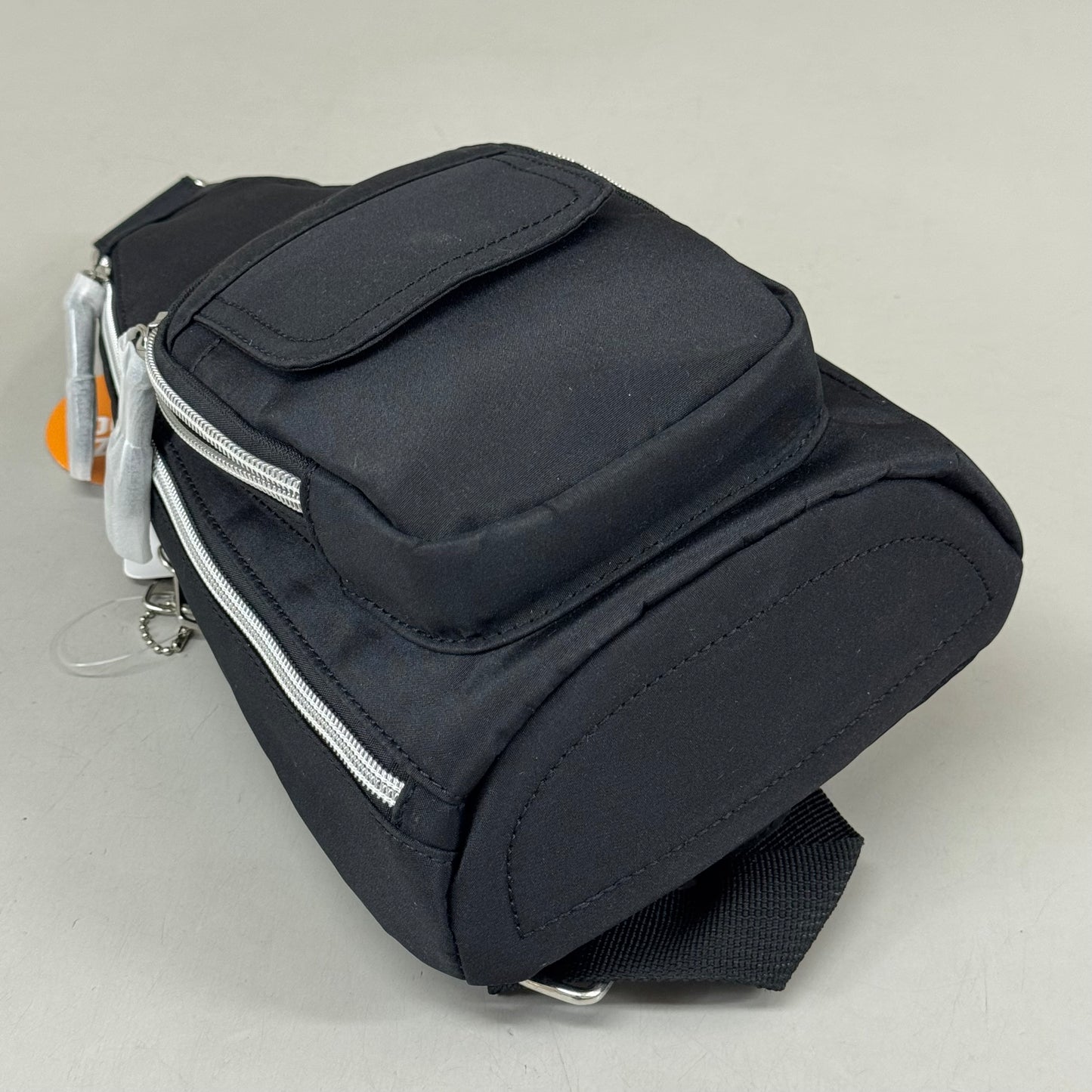 BULLDOG CASES Sling Bag W/ Gun Holster 14"x7"x5" Black