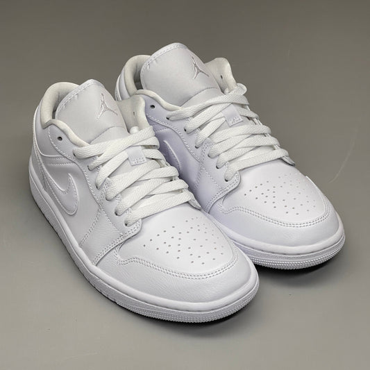 NIKE AIR JORDAN 1 Low Triple White Women's Sz 11.5 DV0990-111 (New in Box)