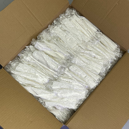 ZA@ YRFOODS (500 PACK) Plastic Cutlery, Fork-Spoon-Napkin 3661 (New Other, Distressed Box)