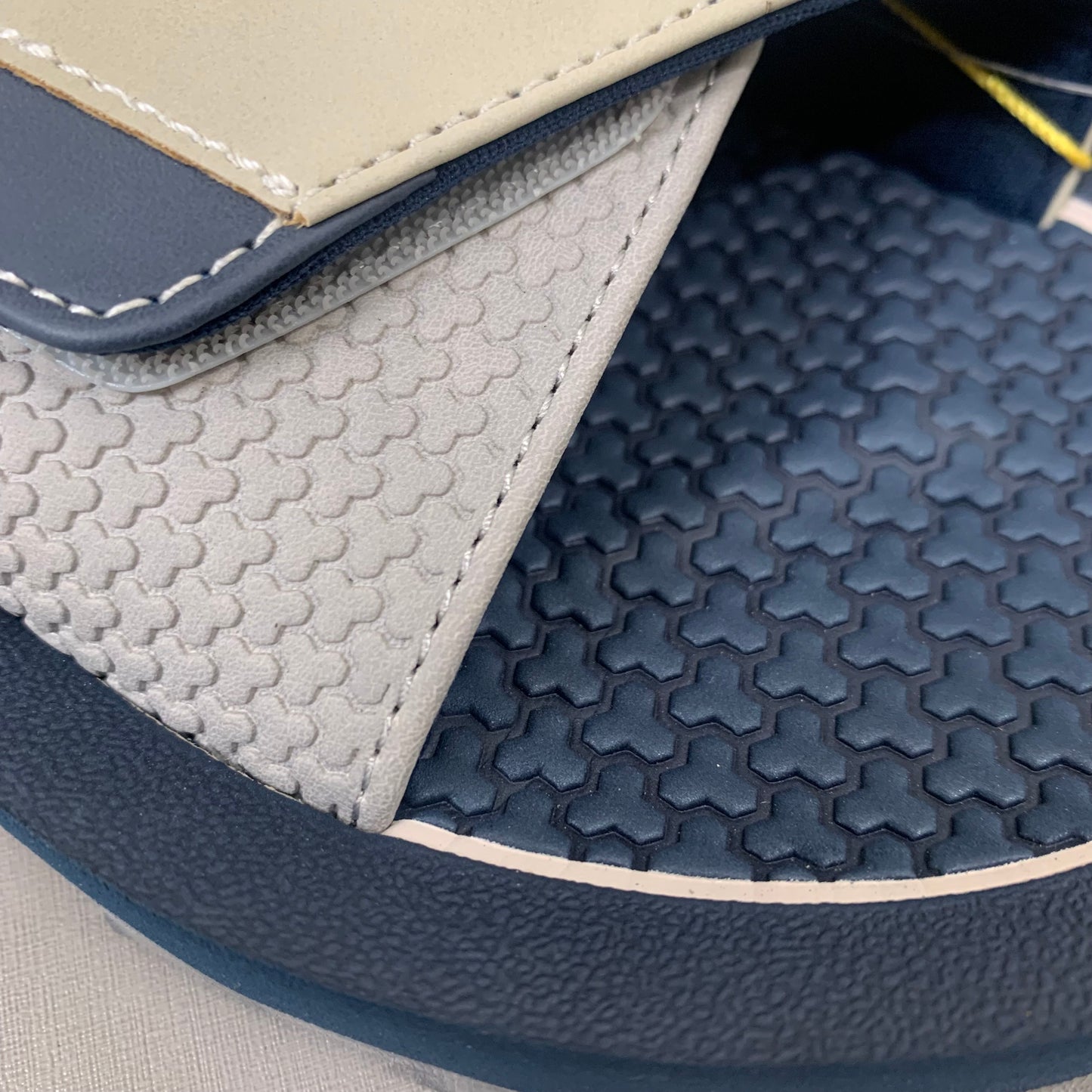 COBIAN DRT Synthetic Leather Strap Slide Sandals Men's Sz 9, 41.5 EU Navy DRS24-410-9