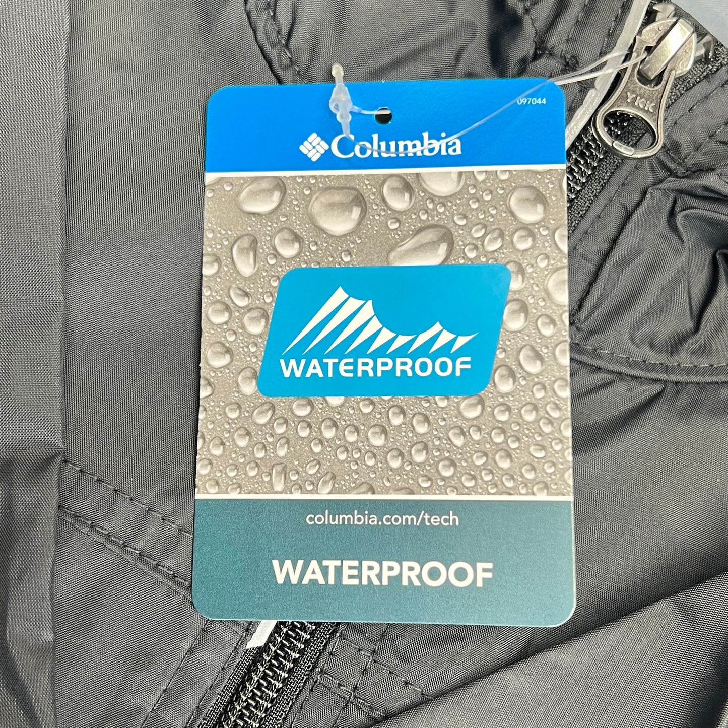 COLUMBIA Waterproof Fabric Glenmaker Jacket  Boy's Sz S  Black RB3416-009