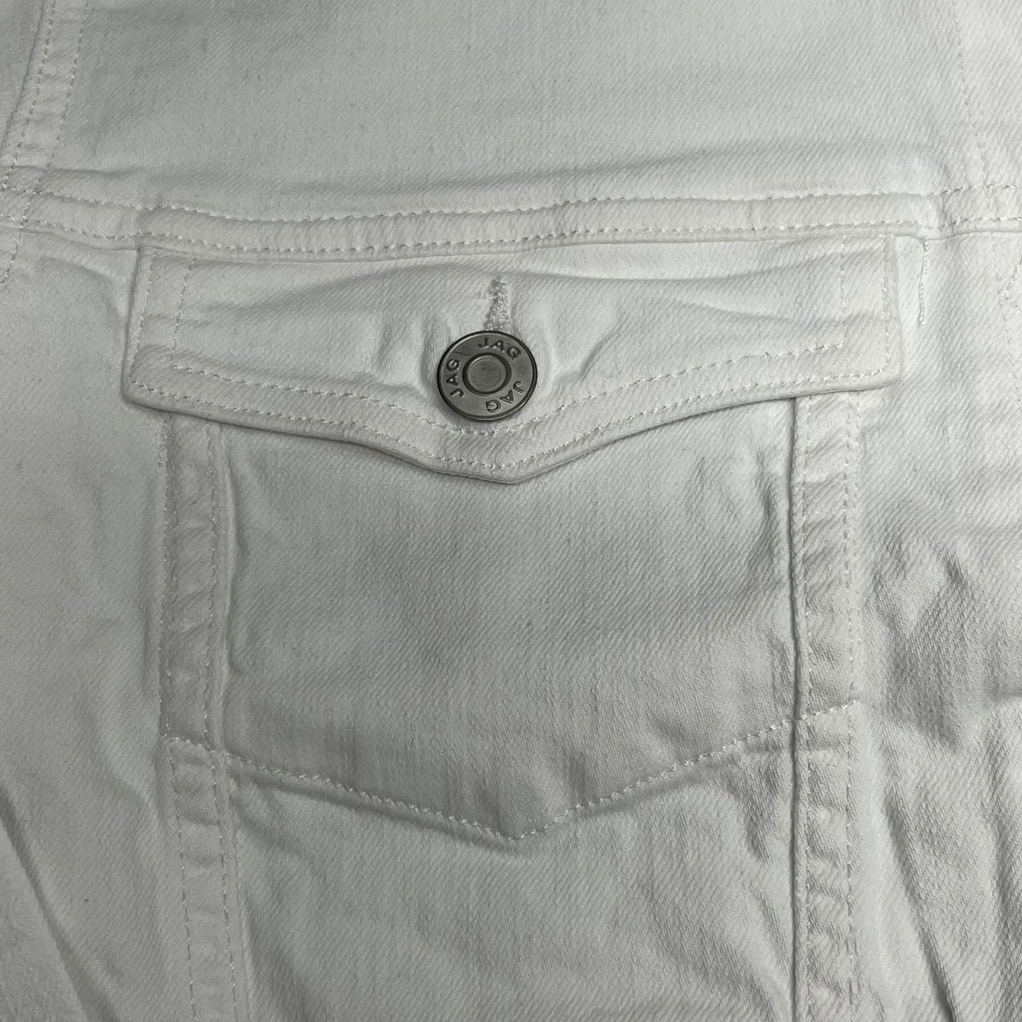JAG Kiara Classic Button Up Denim Jacket Women's Sz XL White J8309CBD618